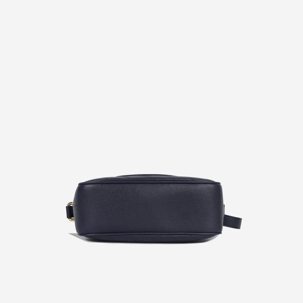 BlonDiore Camera Case - Navy Calfskin