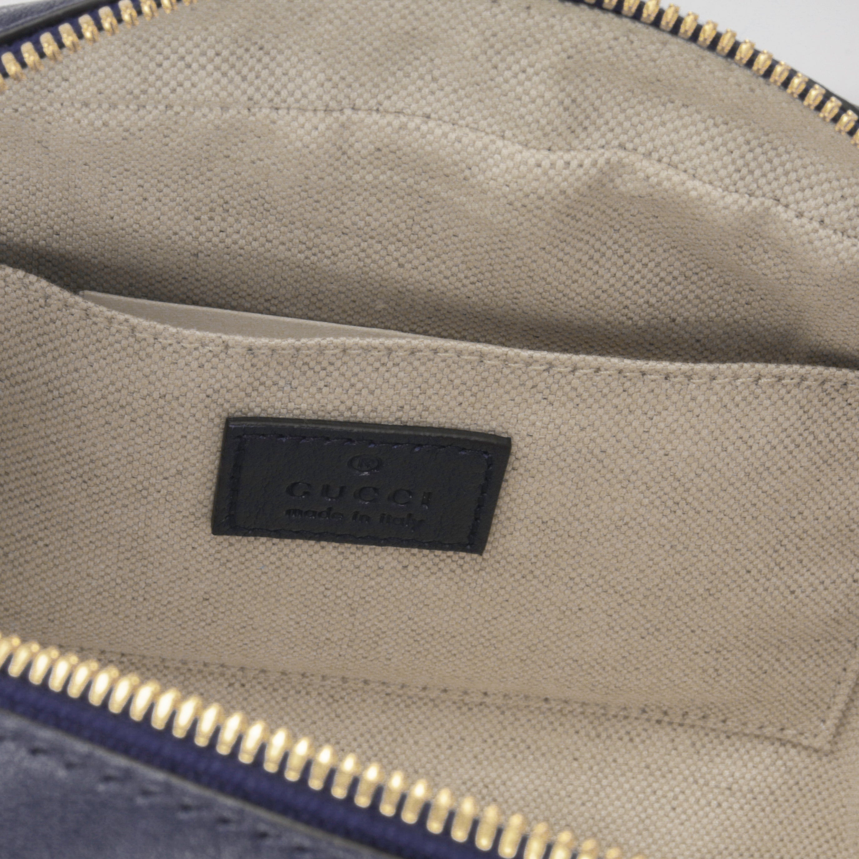 BlonDiore Camera Case - Navy Calfskin