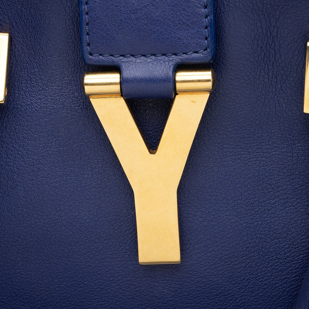 Saint Laurent Calfskin Cabas Chyc Small Tote