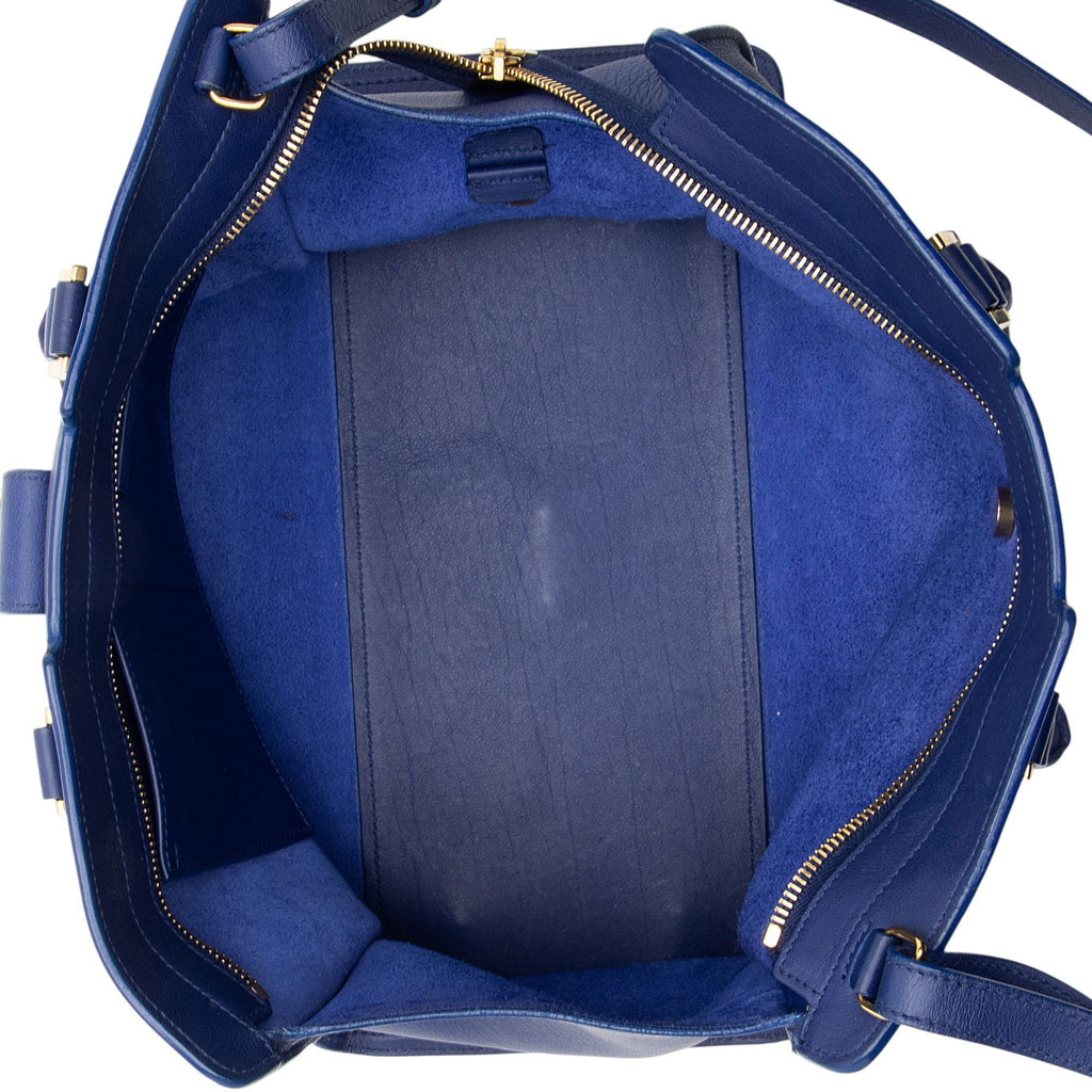 Saint Laurent Calfskin Cabas Chyc Small Tote