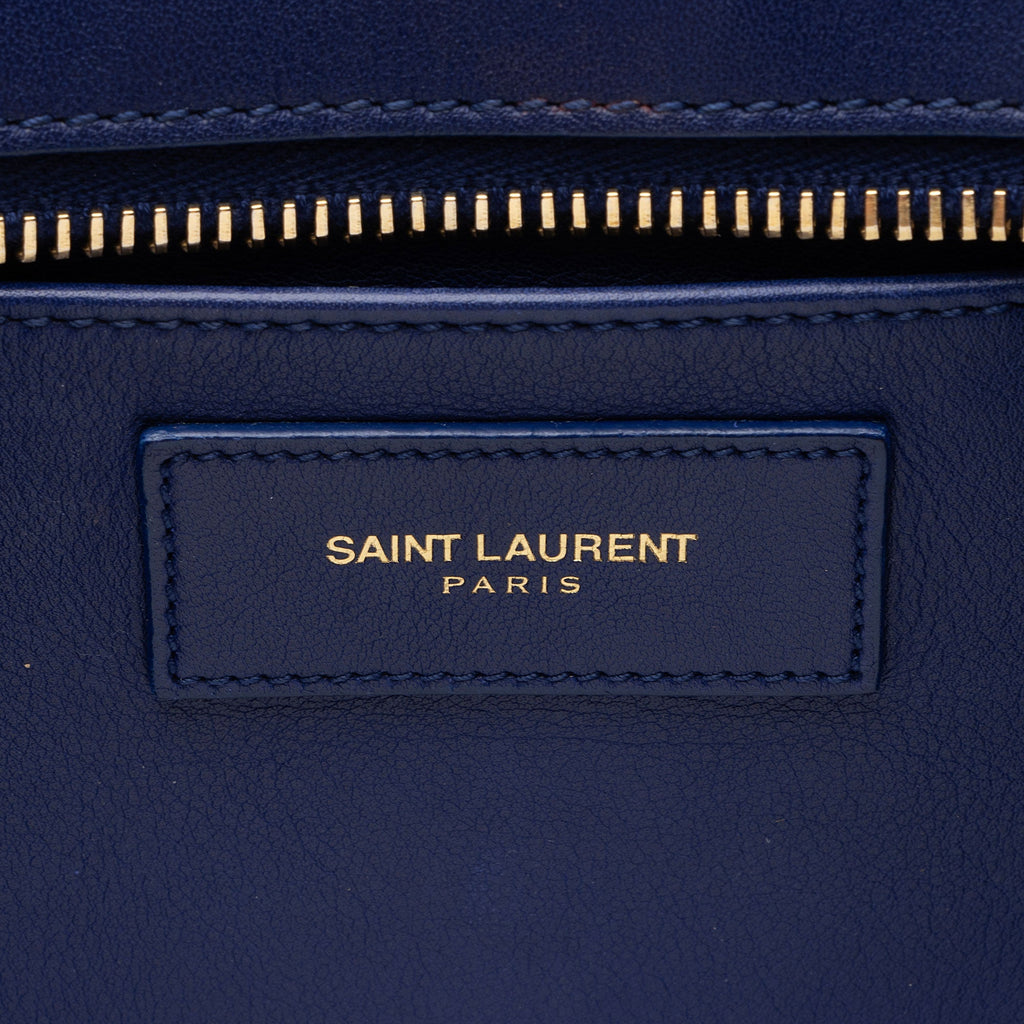 Saint Laurent Calfskin Cabas Chyc Small Tote
