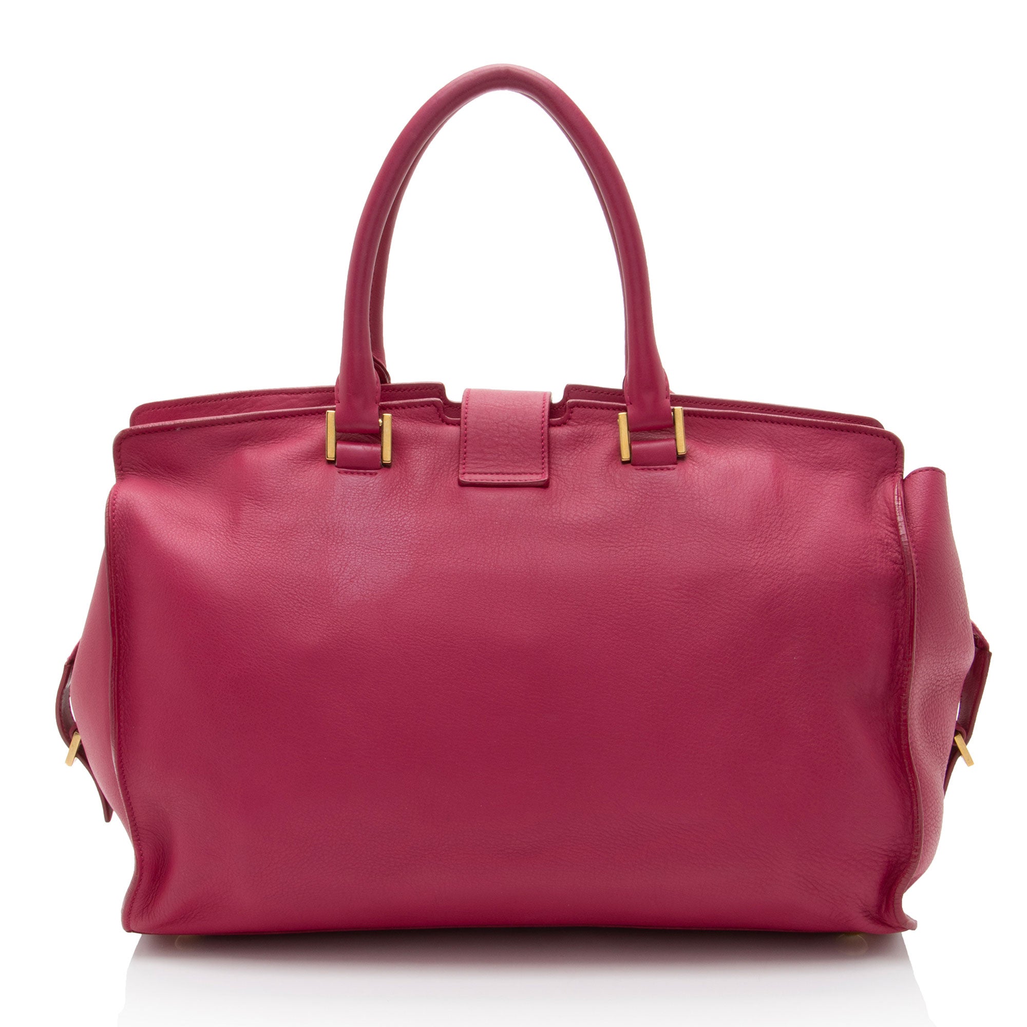Saint Laurent Calfskin Classic Cabas Y Medium Tote