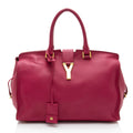 Saint Laurent Calfskin Classic Cabas Y Medium Tote