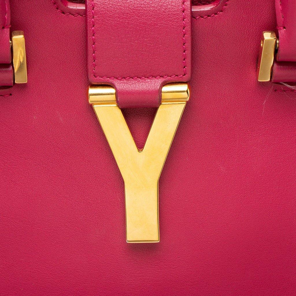 Saint Laurent Calfskin Classic Cabas Y Small Tote