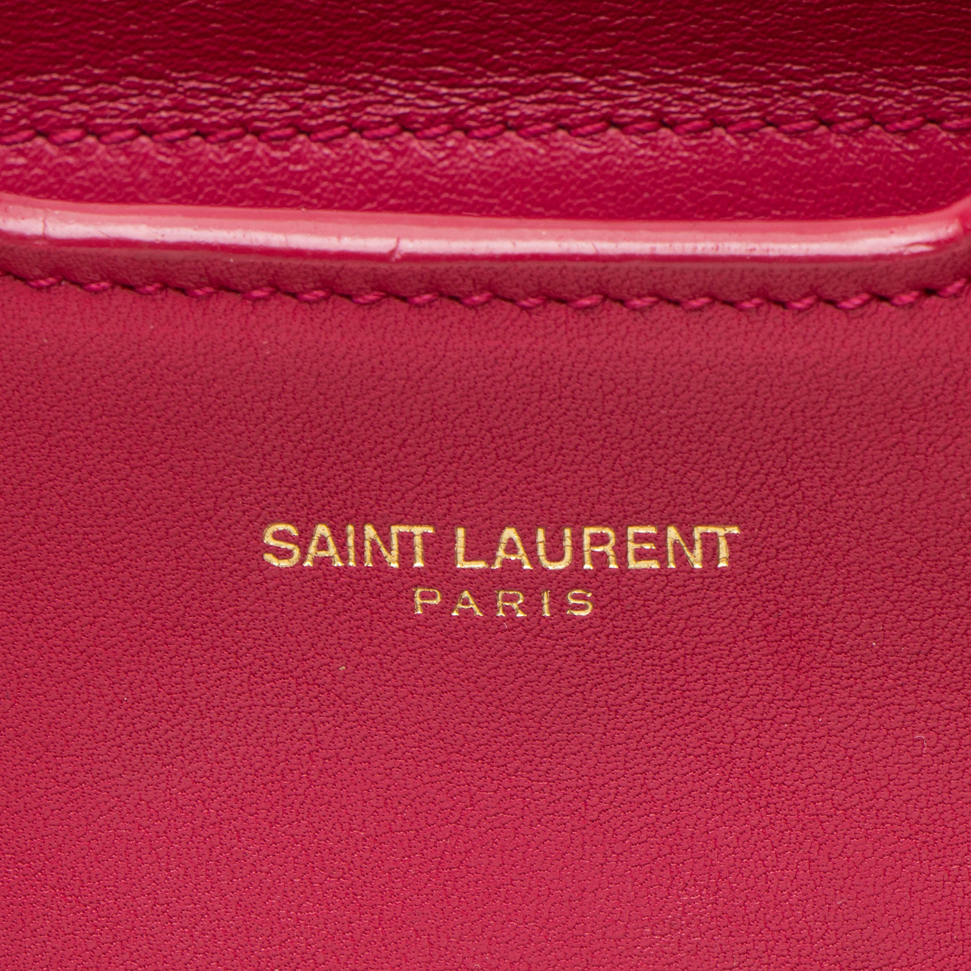 Saint Laurent Calfskin Classic Cabas Y Small Tote
