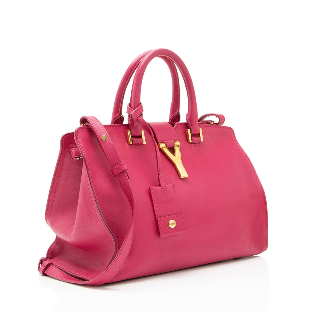Saint Laurent Calfskin Classic Cabas Y Small Tote