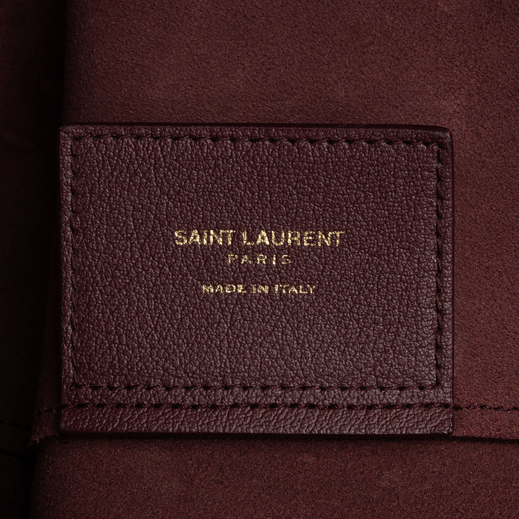 Saint Laurent Calfskin Large Shopping Tote