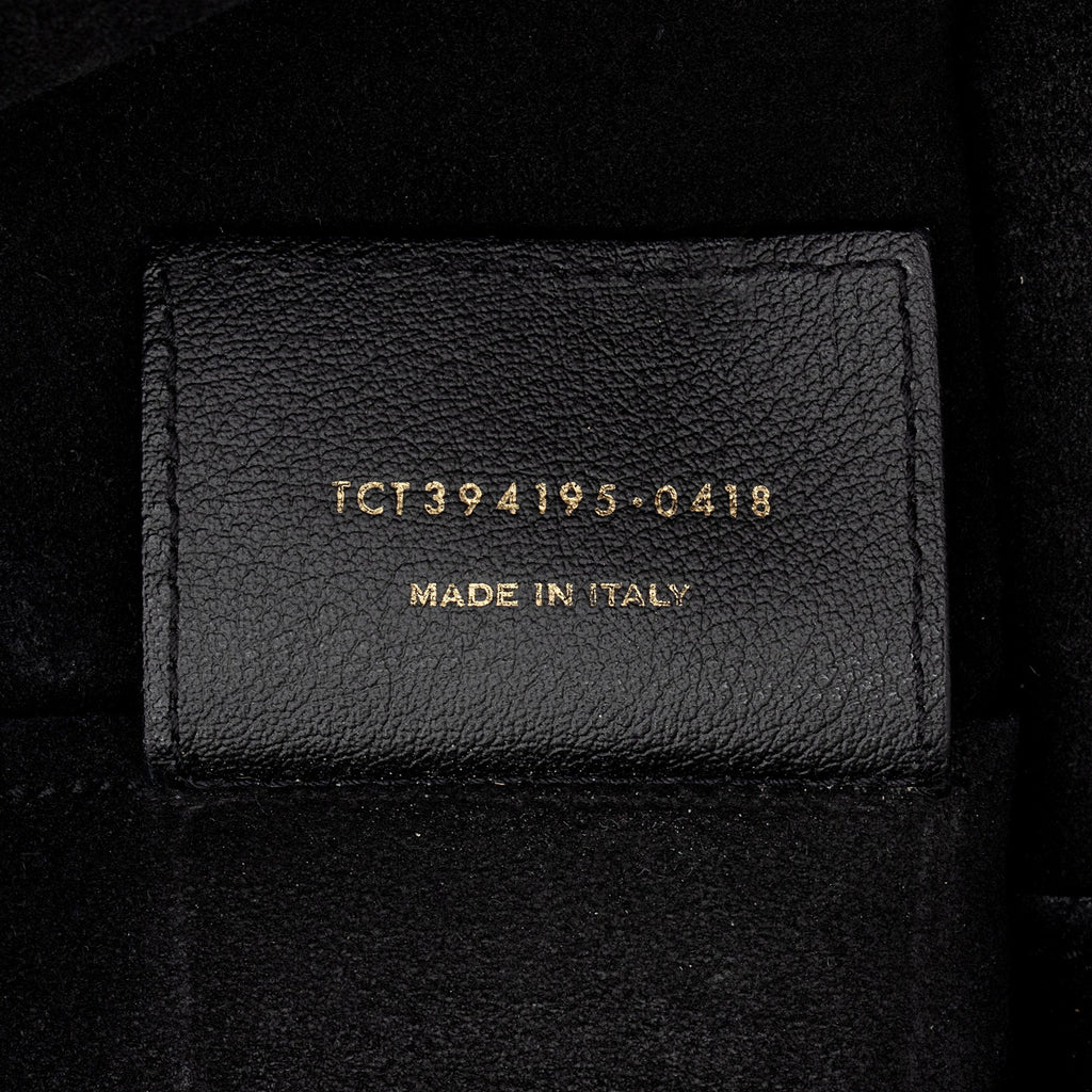Saint Laurent Calfskin Large Shopping Tote (SHF-wdJx5S)
