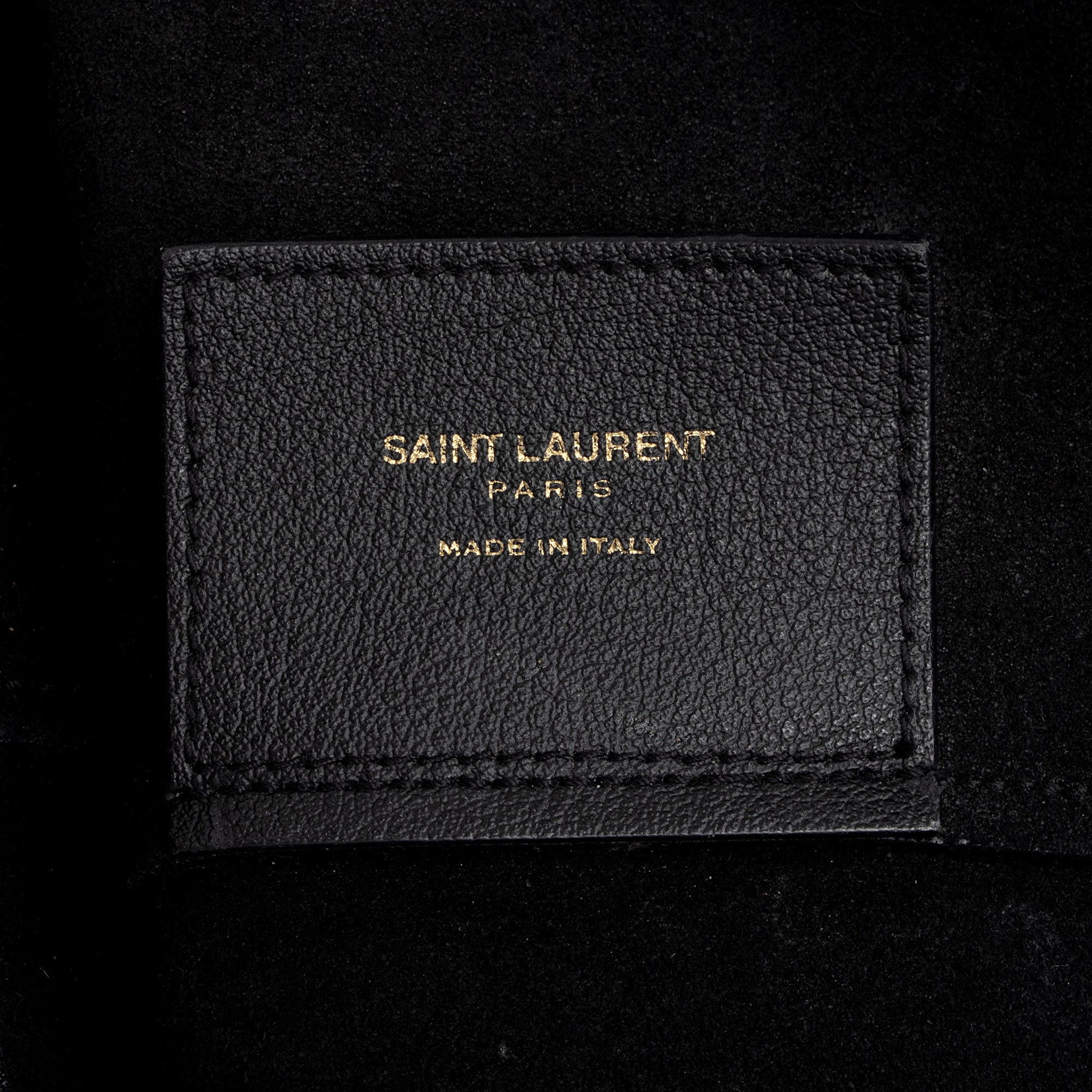 Saint Laurent Calfskin Large Shopping Tote (SHF-wdJx5S)
