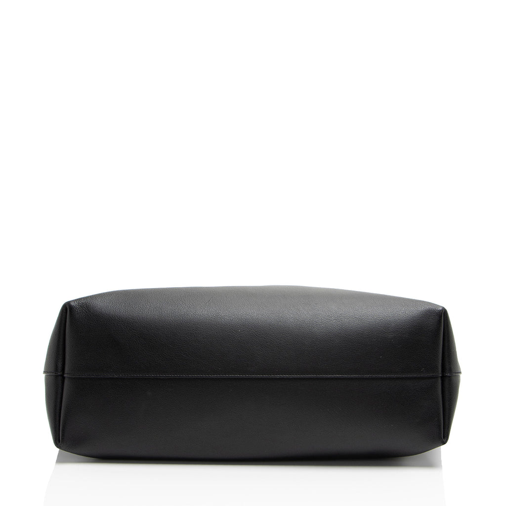 Saint Laurent Calfskin Large Shopping Tote
