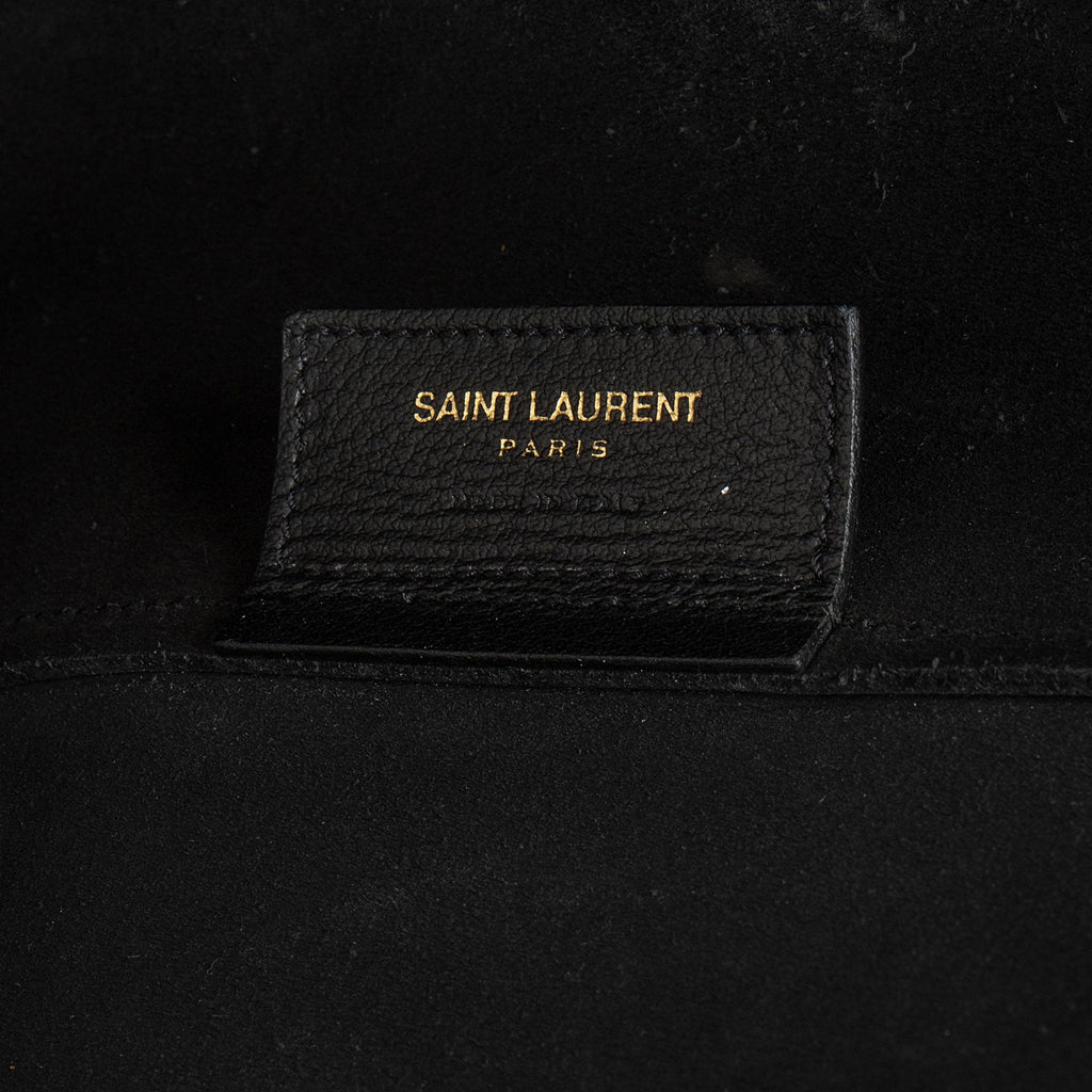 Saint Laurent Calfskin Large Shopping Tote