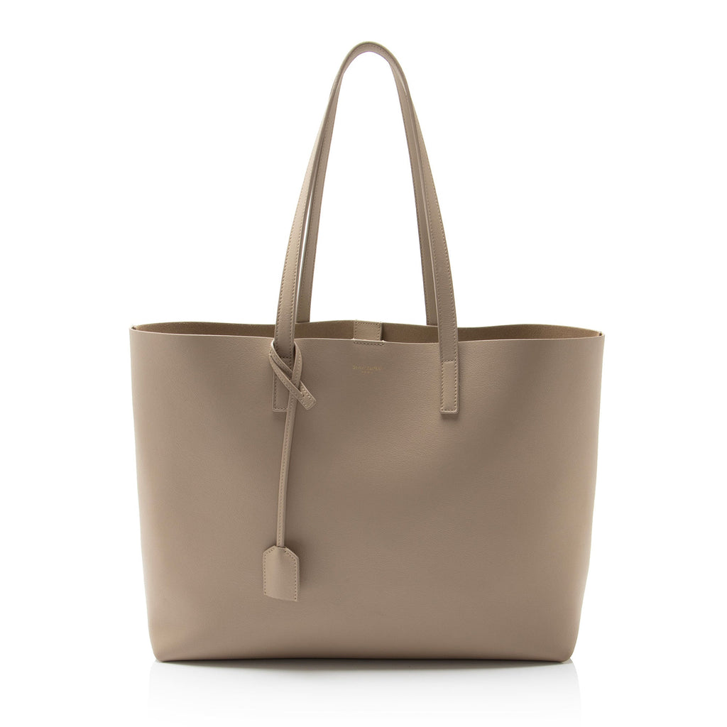 Saint Laurent Calfskin Large Shopping Tote