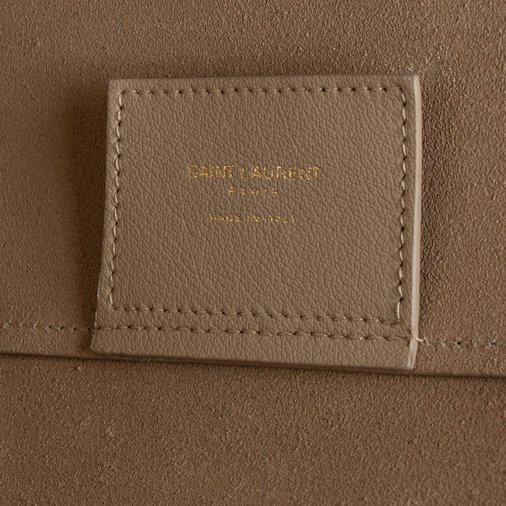 Saint Laurent Calfskin Large Shopping Tote