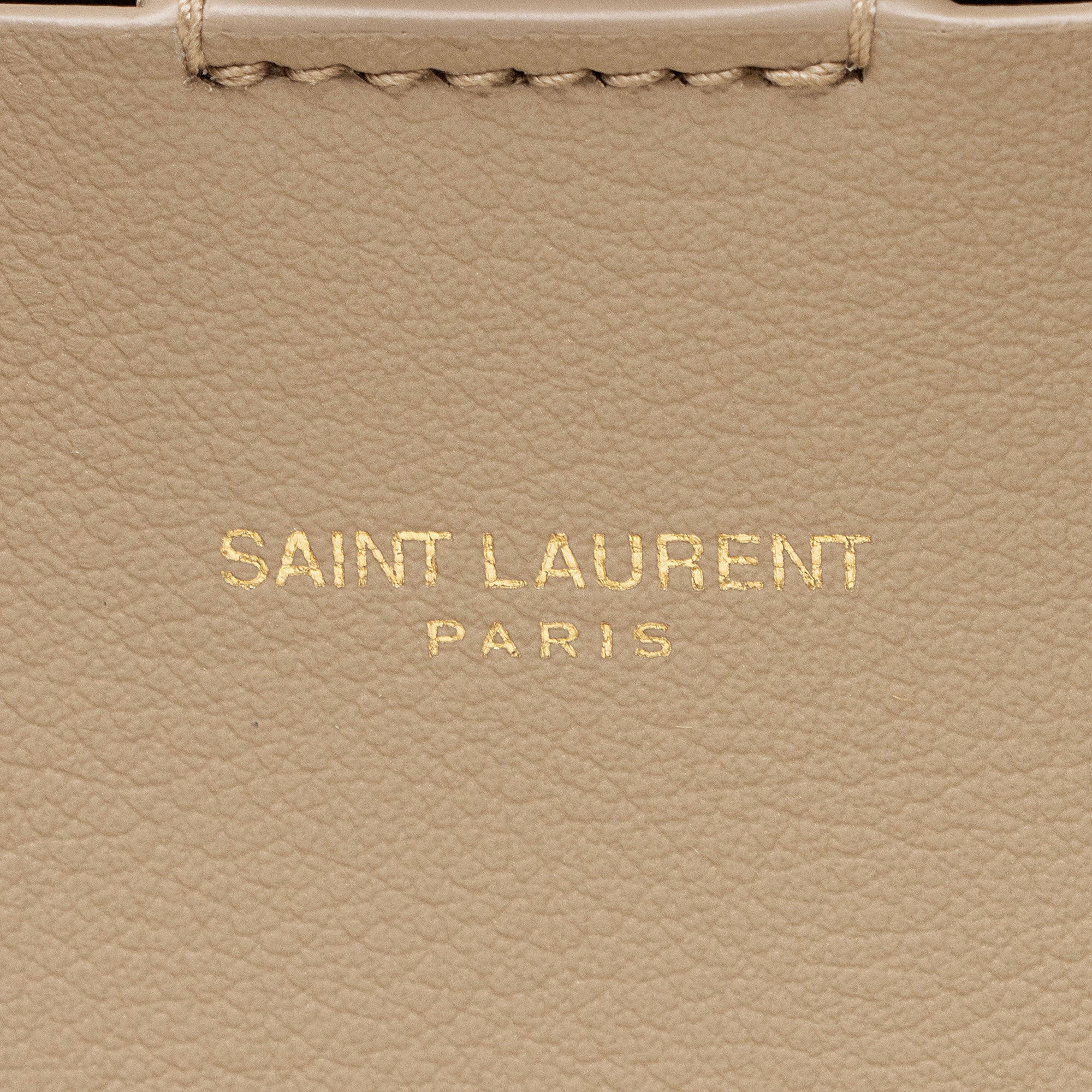 Saint Laurent Calfskin Large Shopping Tote