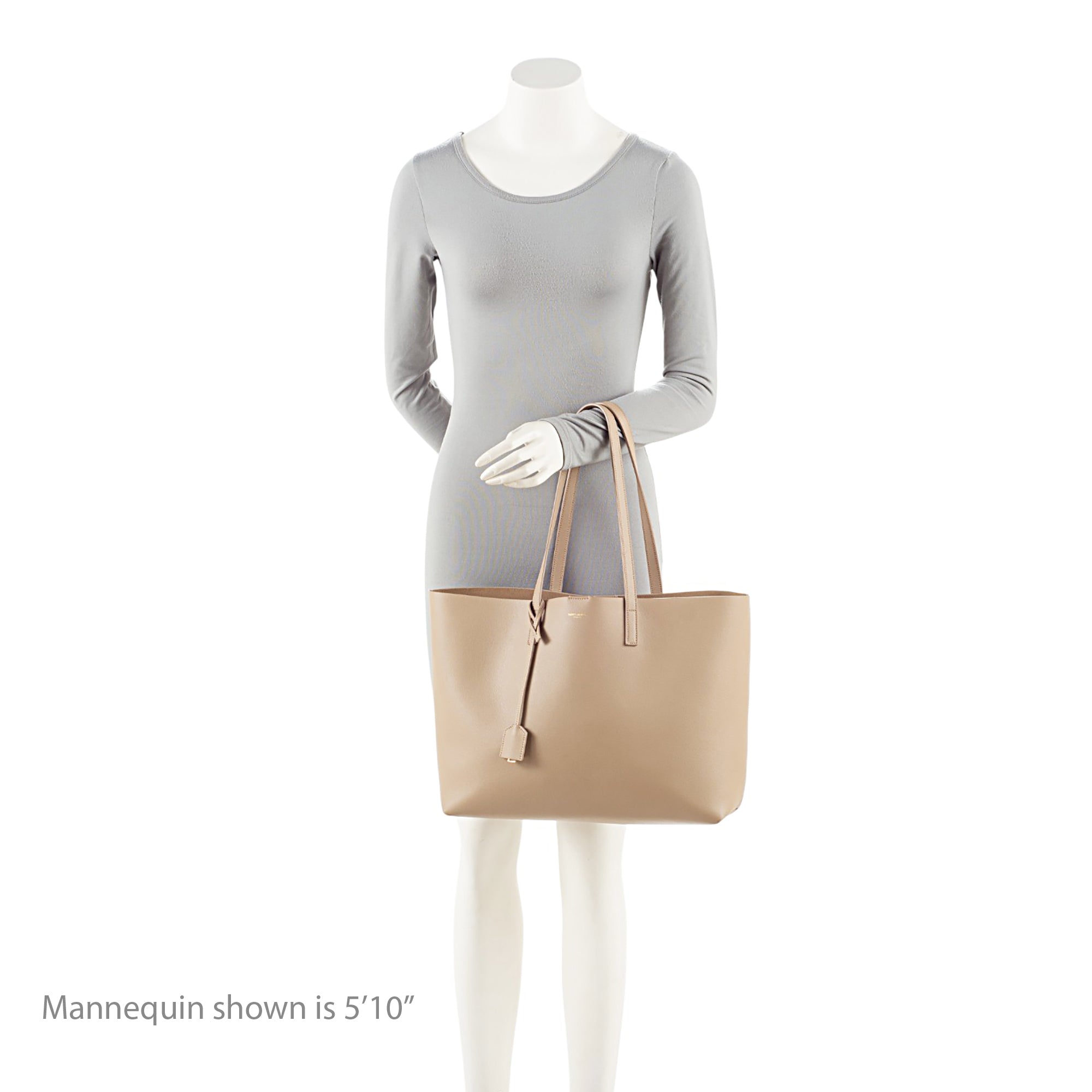 Saint Laurent Calfskin Large Shopping Tote