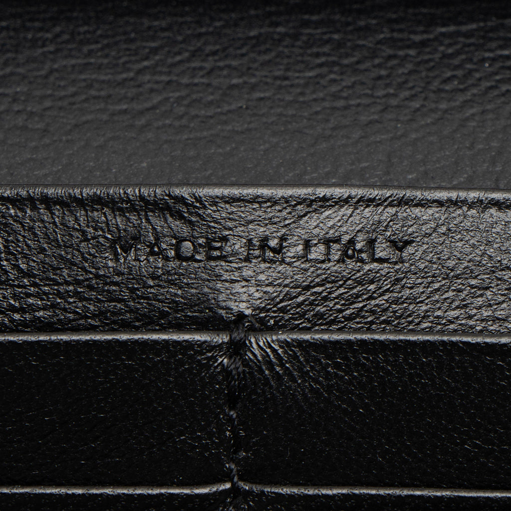 Saint Laurent Calfskin Lipstick Monogram Wallet on Chain