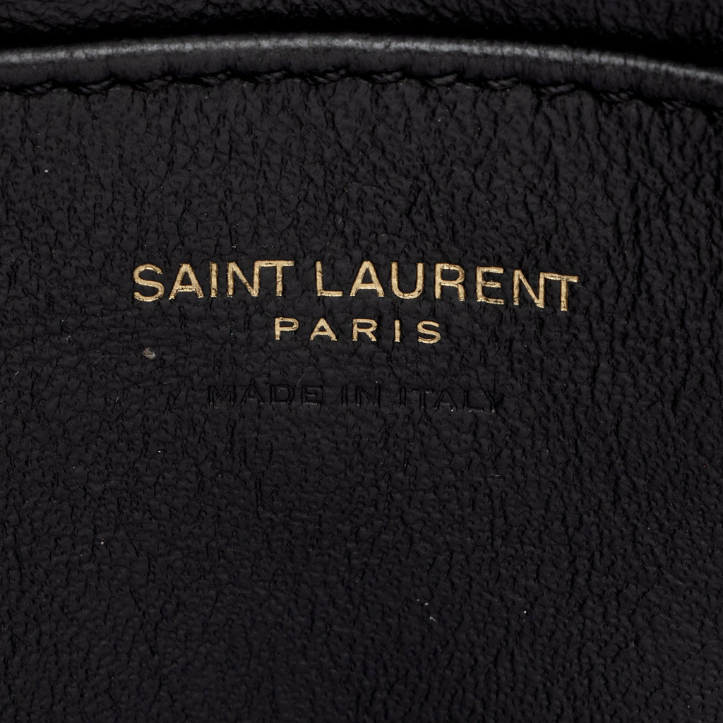 Saint Laurent Calfskin Monogram Baby Cabas Tote (SHF-Emwqyt)