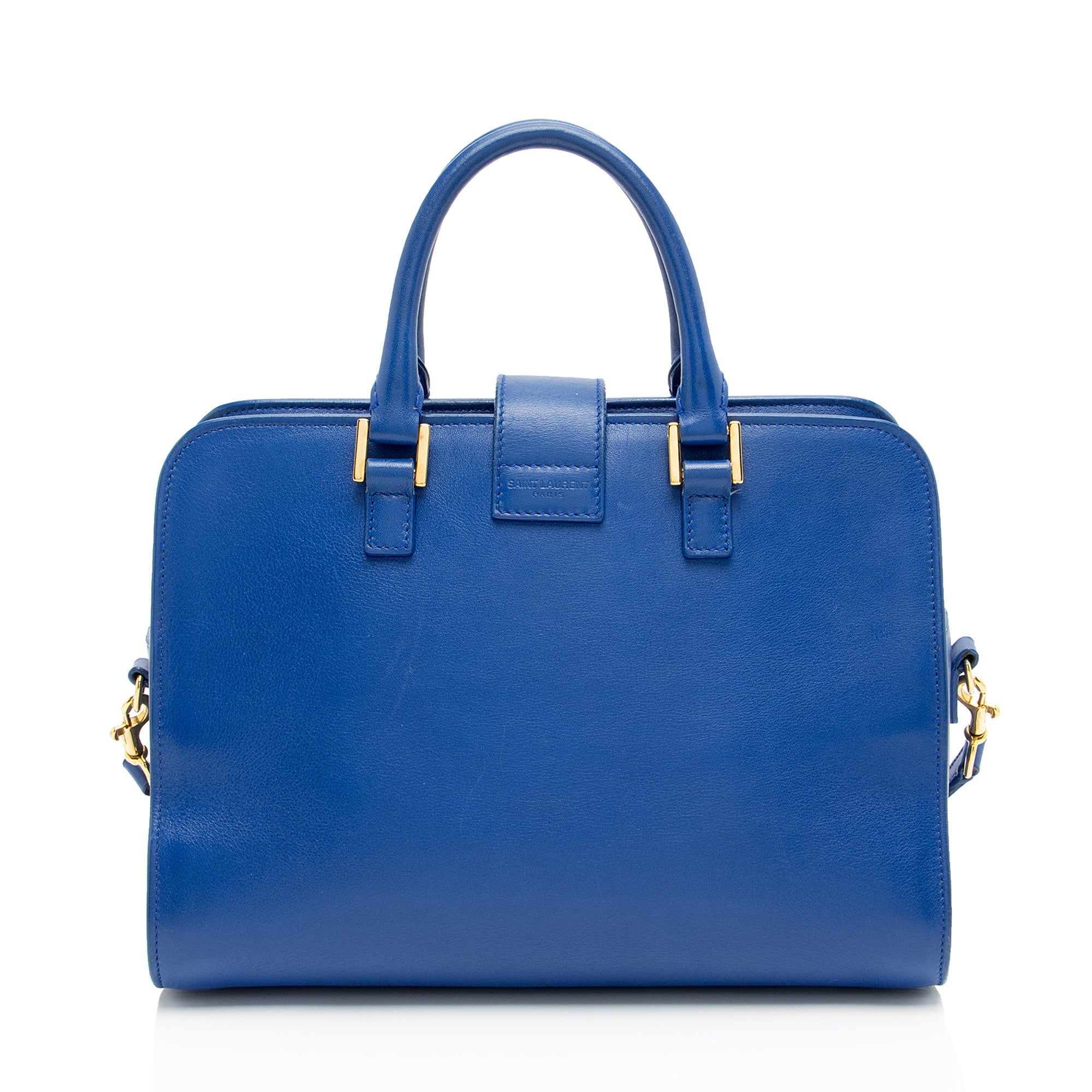 Saint Laurent Calfskin Monogram Baby Cabas Tote