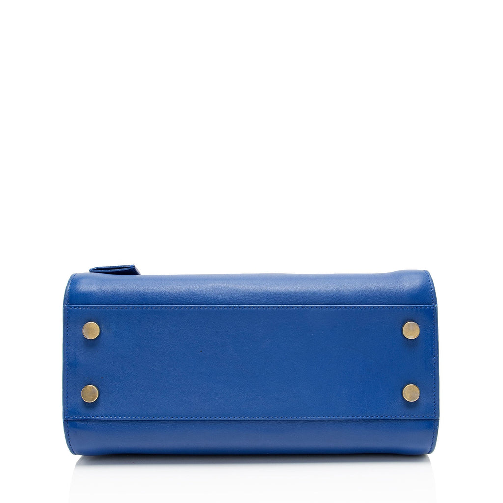 Saint Laurent Calfskin Monogram Baby Cabas Tote