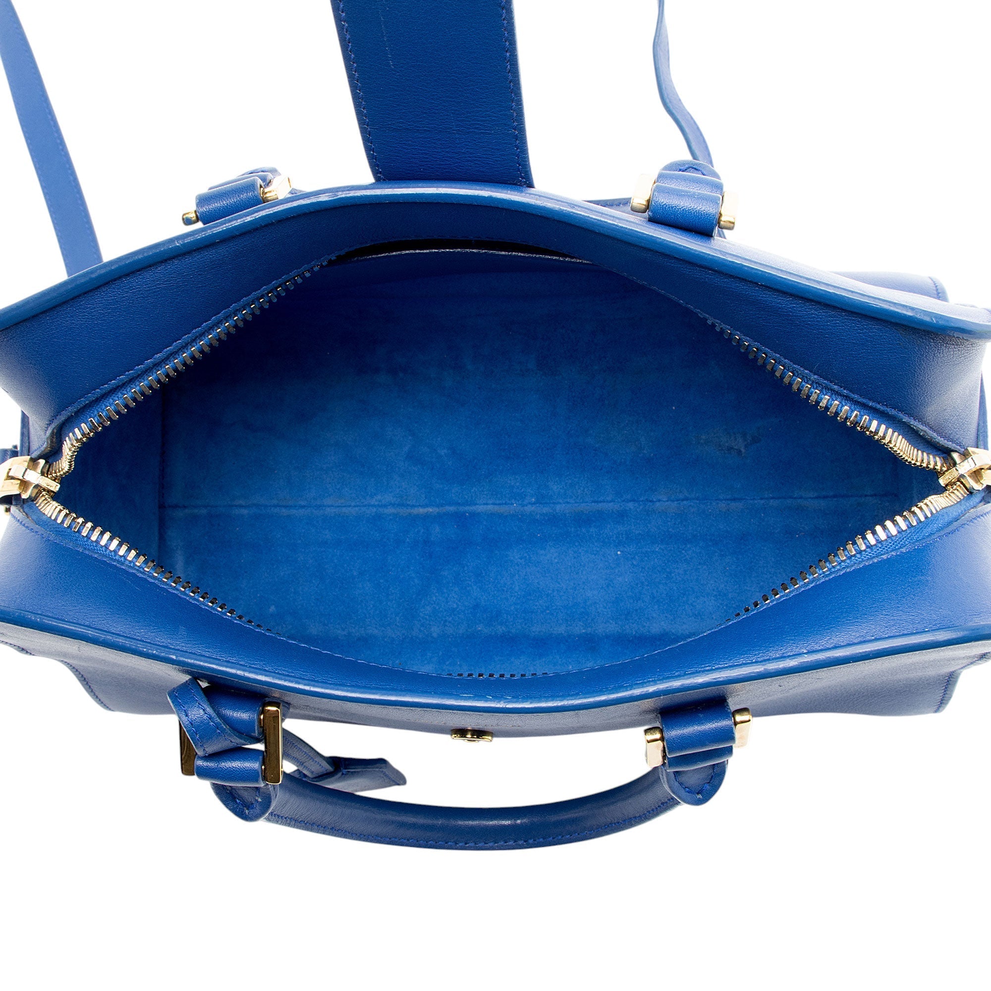 Saint Laurent Calfskin Monogram Baby Cabas Tote
