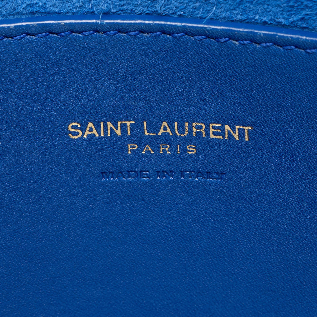 Saint Laurent Calfskin Monogram Baby Cabas Tote