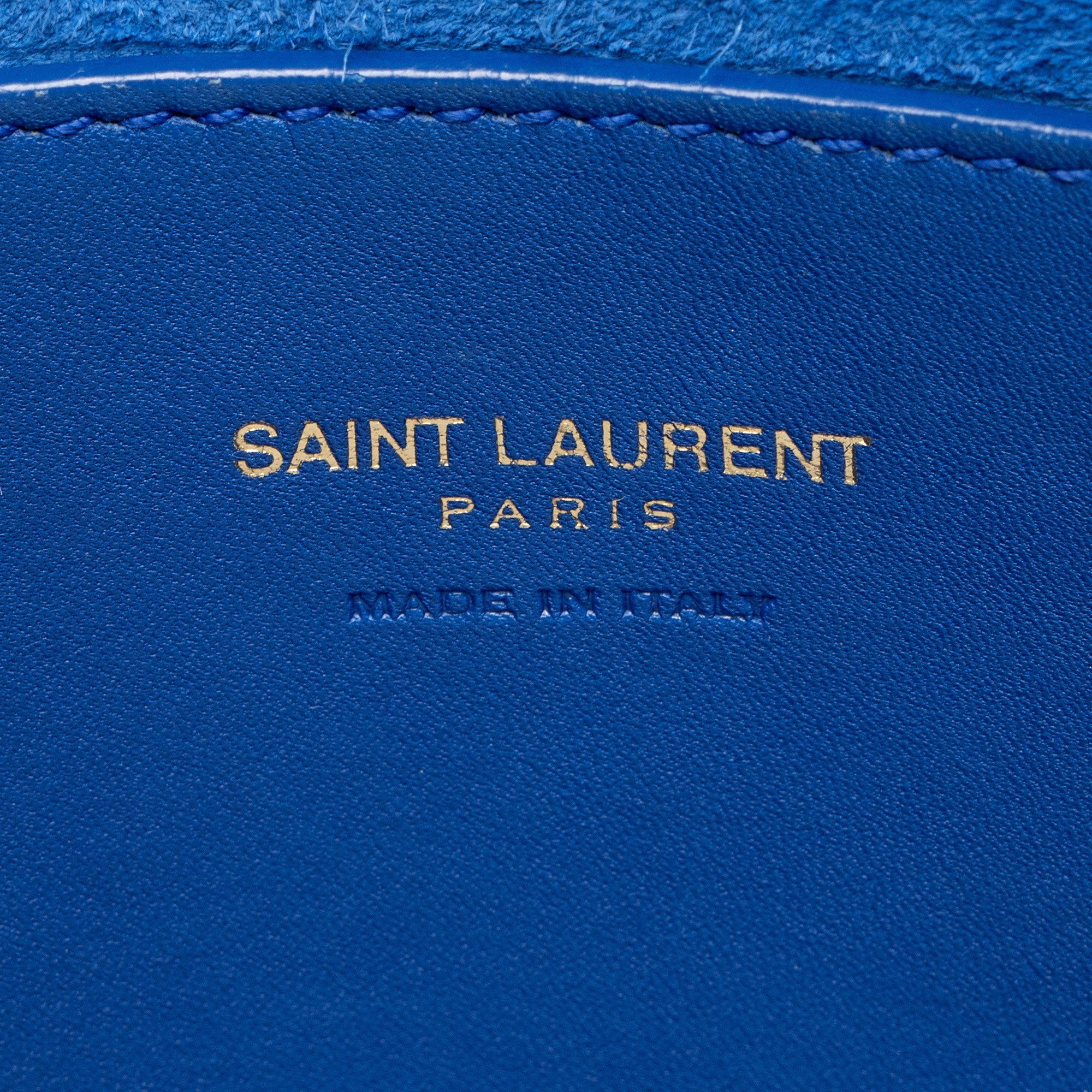 Saint Laurent Calfskin Monogram Baby Cabas Tote