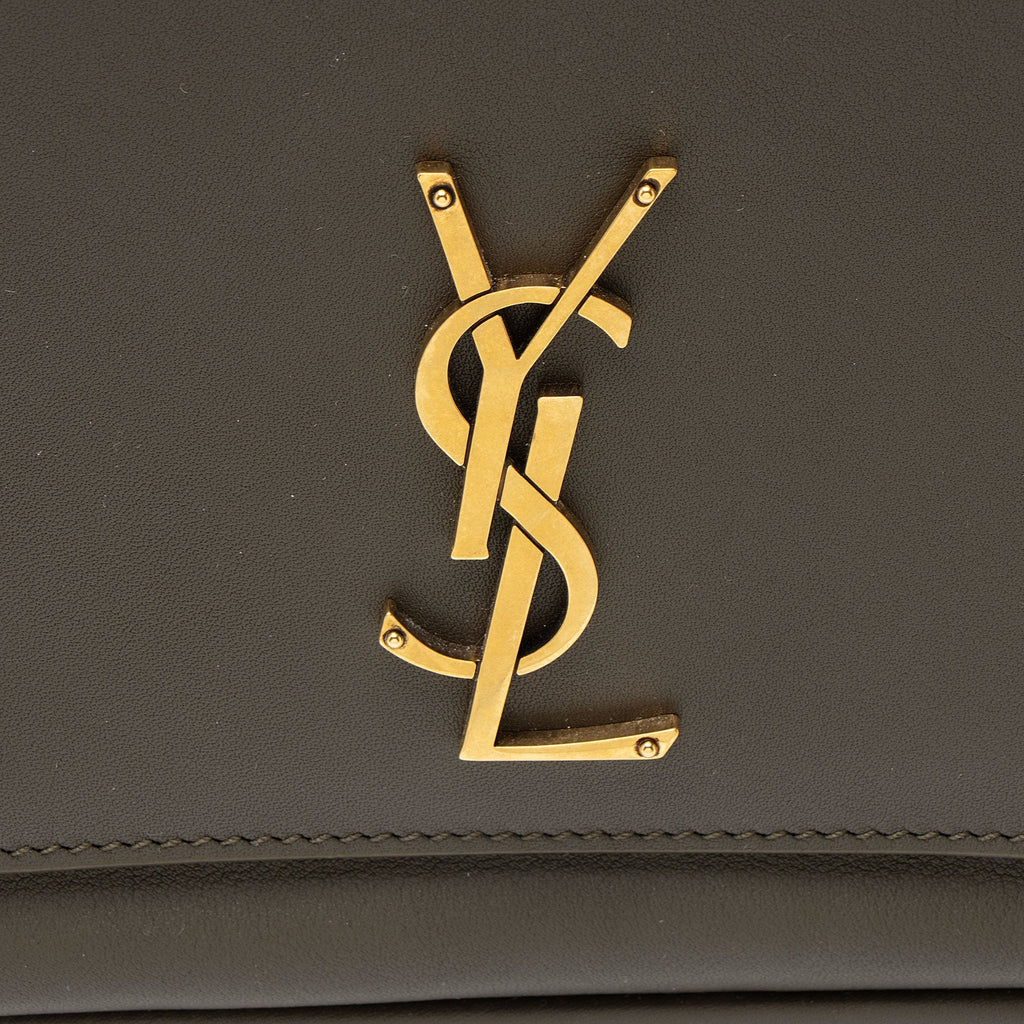 Saint Laurent Calfskin Monogram Besace Niki Shoulder Bag