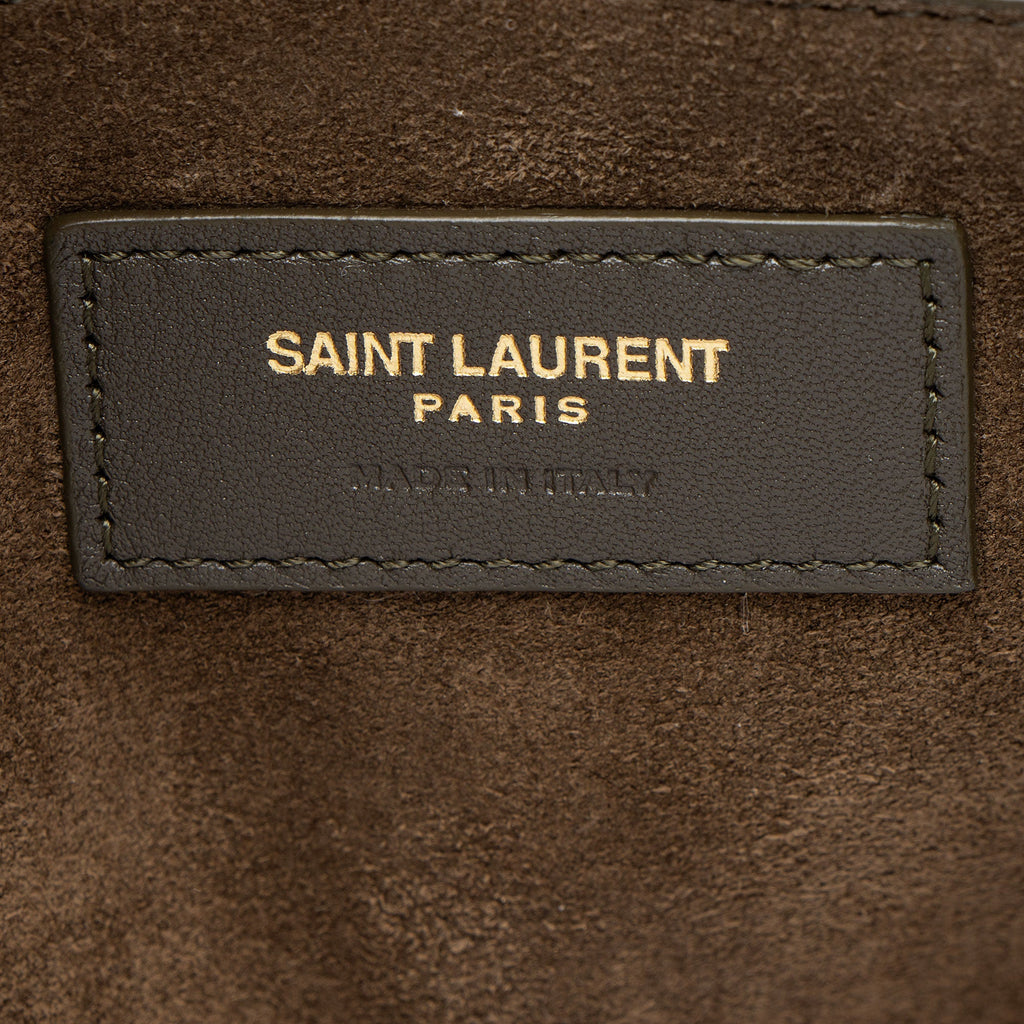 Saint Laurent Calfskin Monogram Besace Niki Shoulder Bag