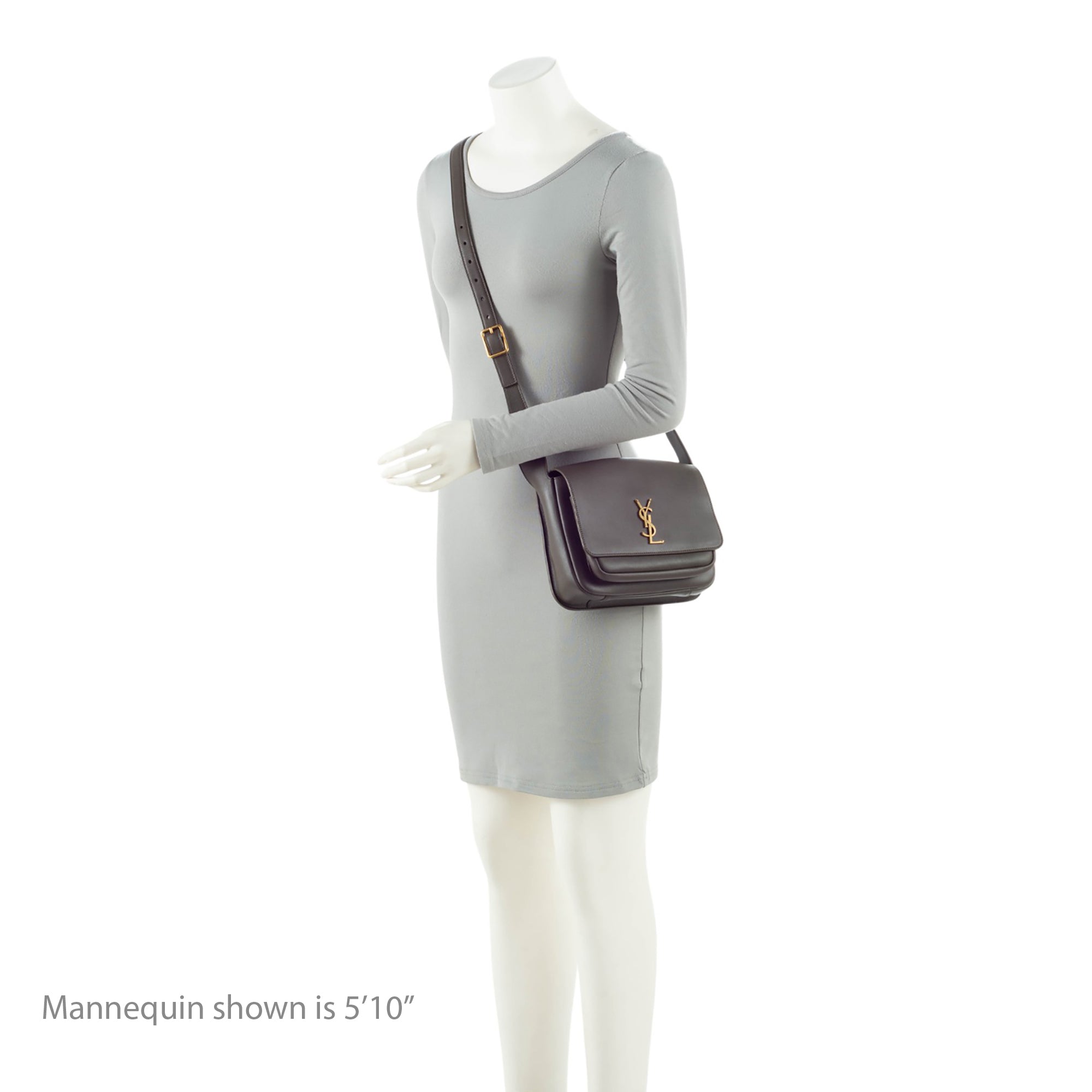 Saint Laurent Calfskin Monogram Besace Niki Shoulder Bag