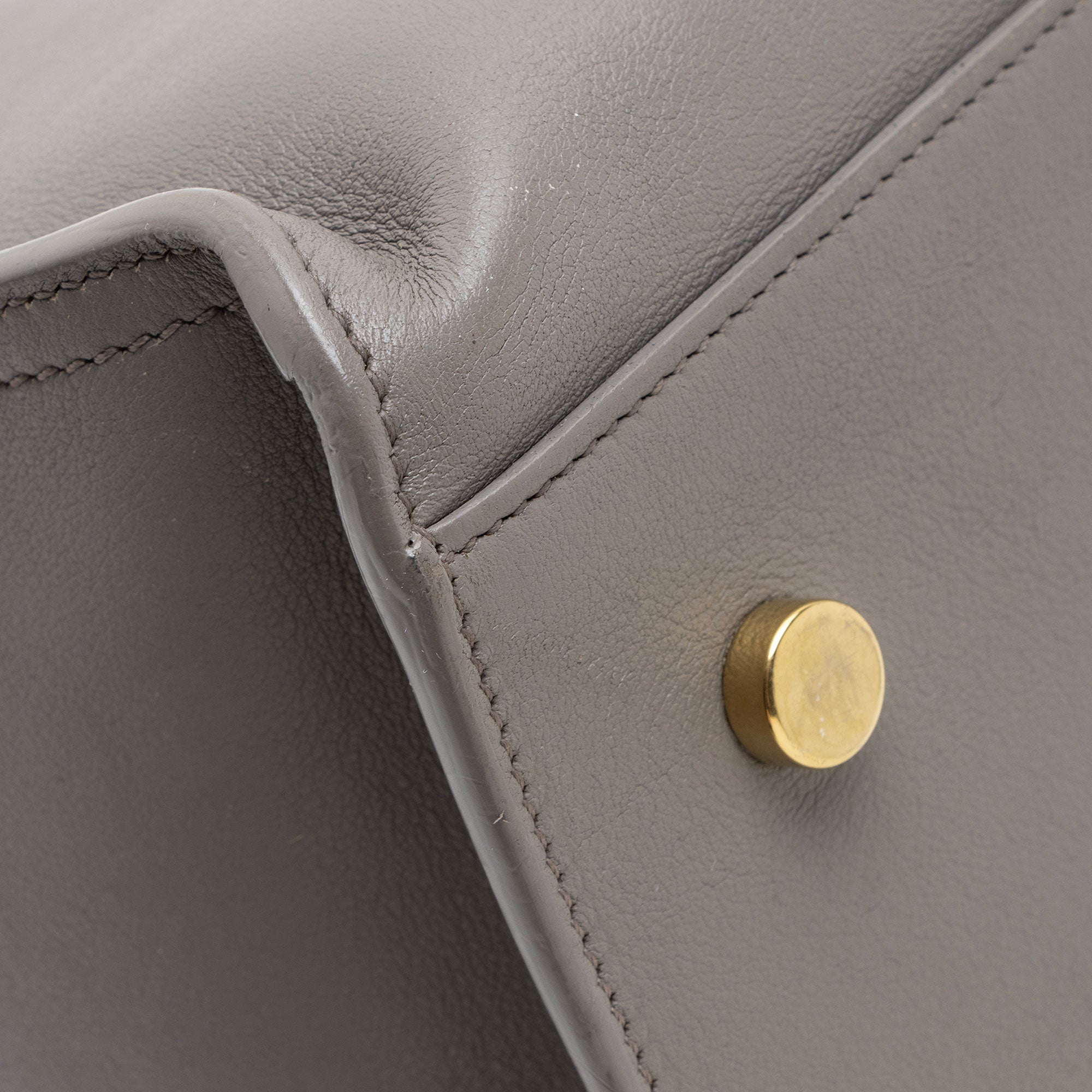 Saint Laurent Calfskin Monogram Cabas Downtown Small Satchel