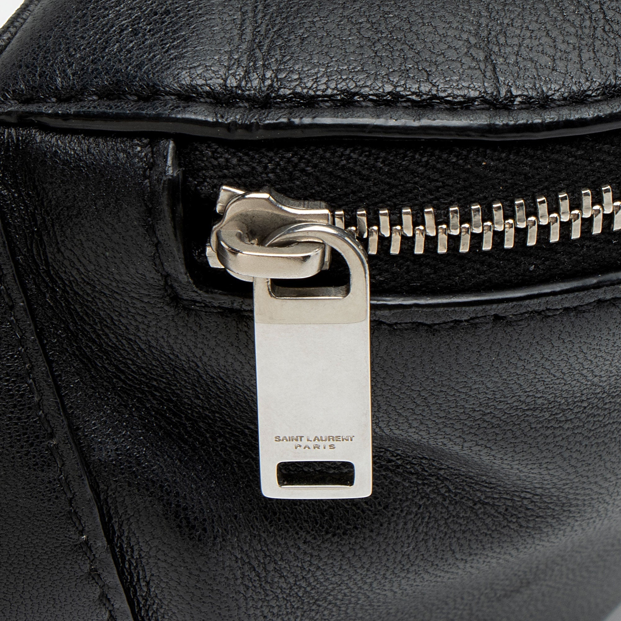 Saint Laurent Calfskin Monogram Cassandre Classic Belt Bag
