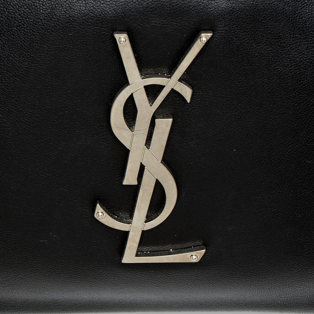 Saint Laurent Calfskin Monogram Cassandre Classic Belt Bag