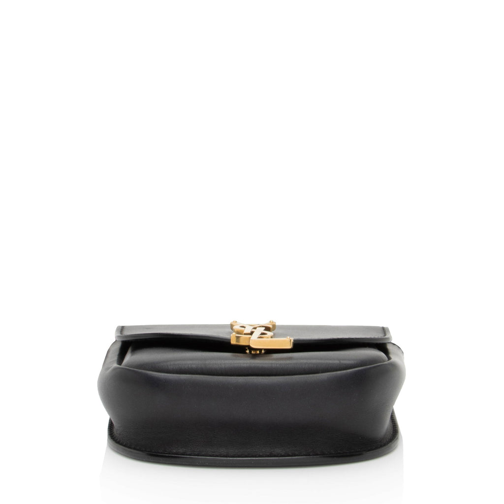 Saint Laurent Calfskin Monogram Kaia Mini Shoulder Bag