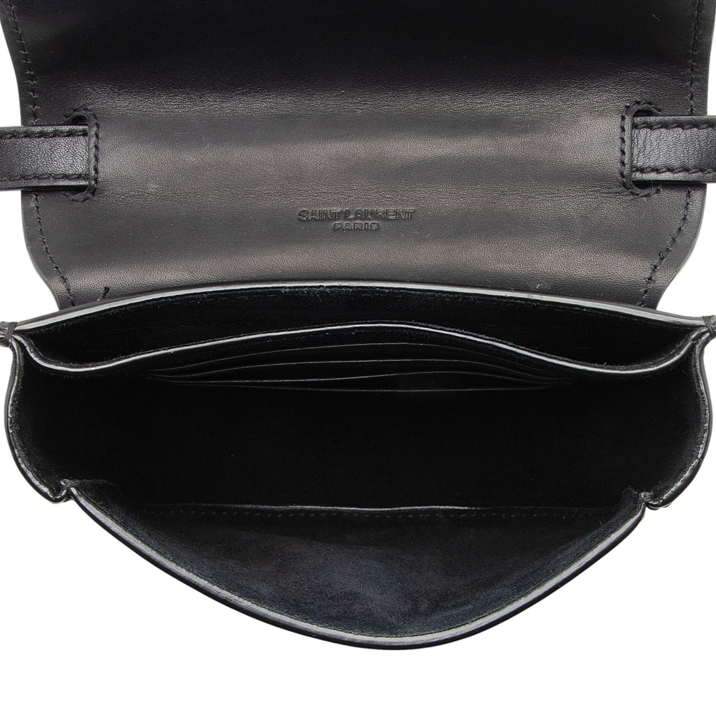 Saint Laurent Calfskin Monogram Kaia Mini Shoulder Bag