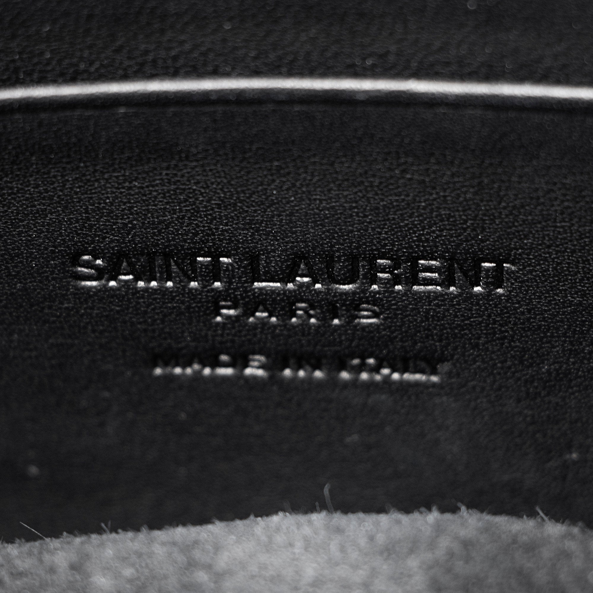 Saint Laurent Calfskin Monogram Kaia Mini Shoulder Bag