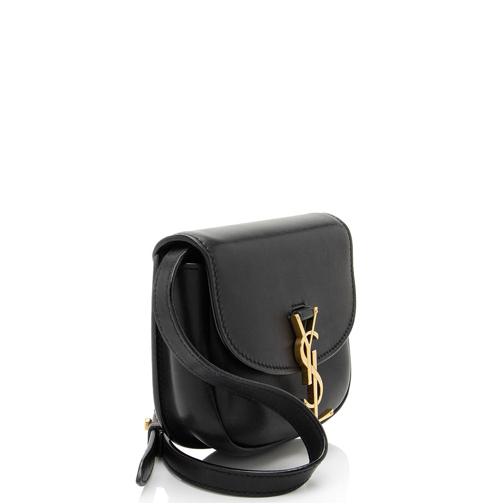 Saint Laurent Calfskin Monogram Kaia Mini Shoulder Bag
