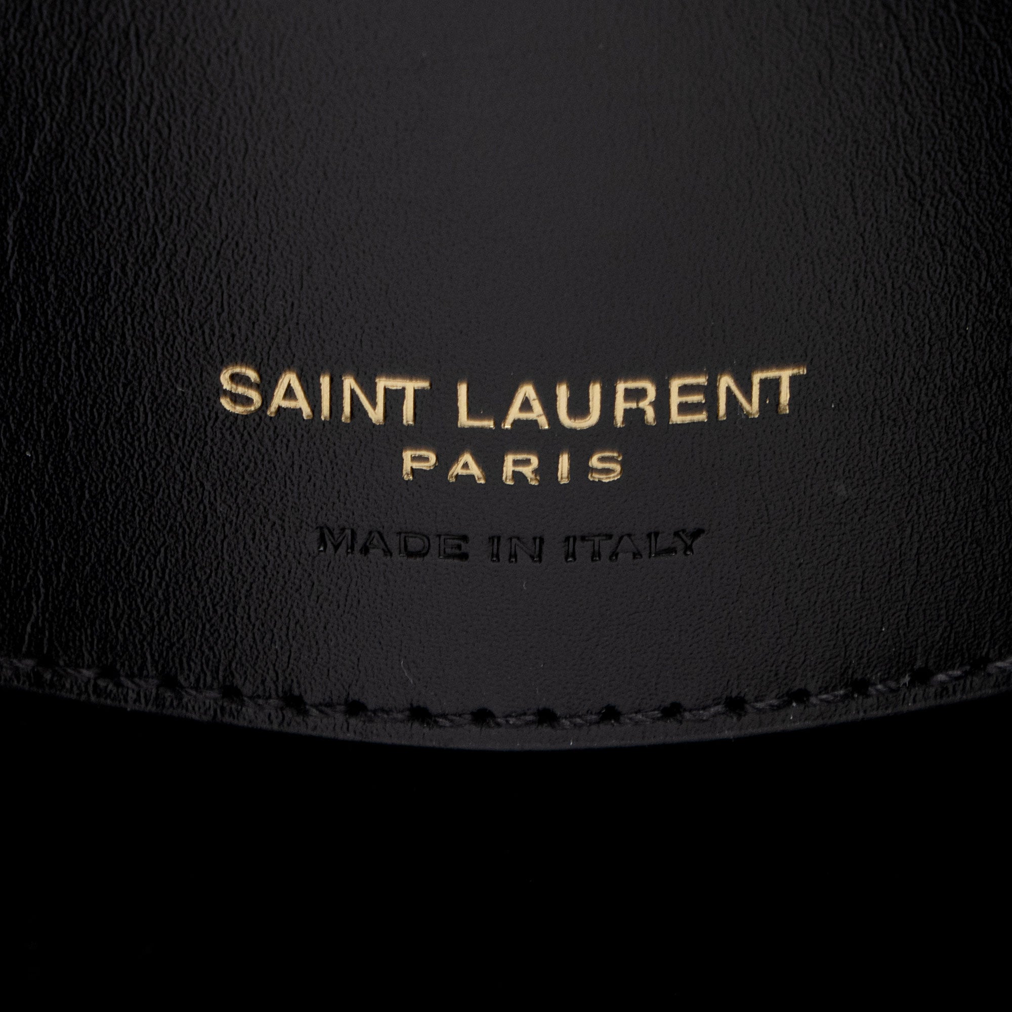 Saint Laurent Calfskin Monogram Le 37 Bucket Bag