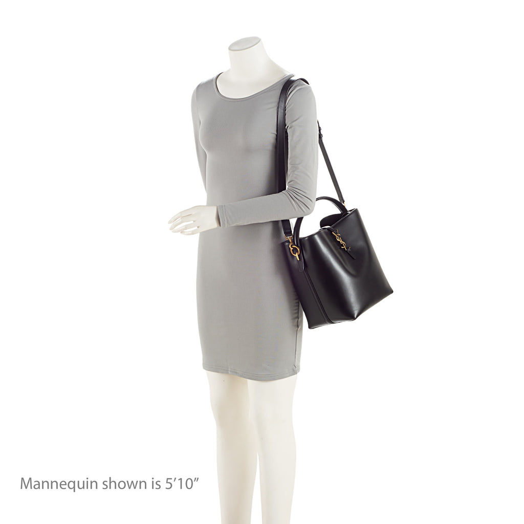 Saint Laurent Calfskin Monogram Le 37 Bucket Bag
