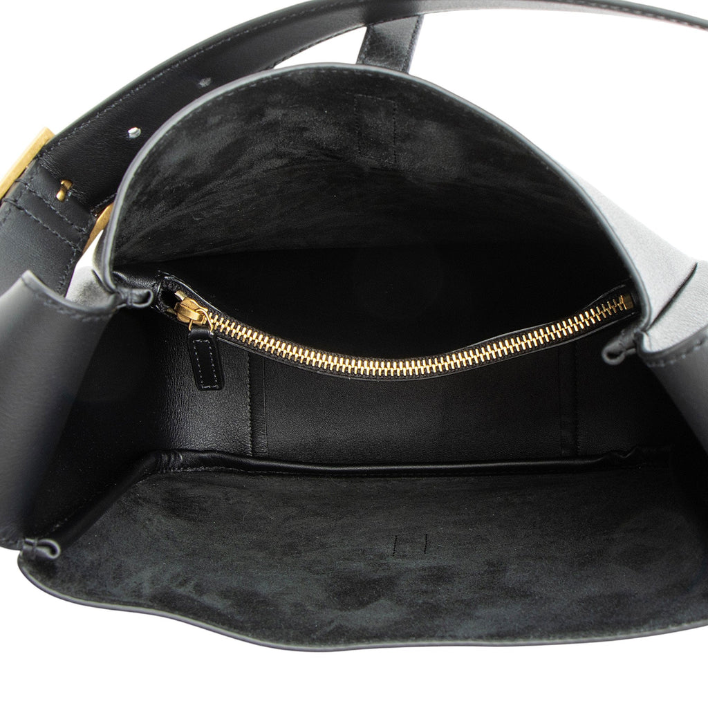 Saint Laurent Calfskin Monogram Le 5 A 7 Small Hobo