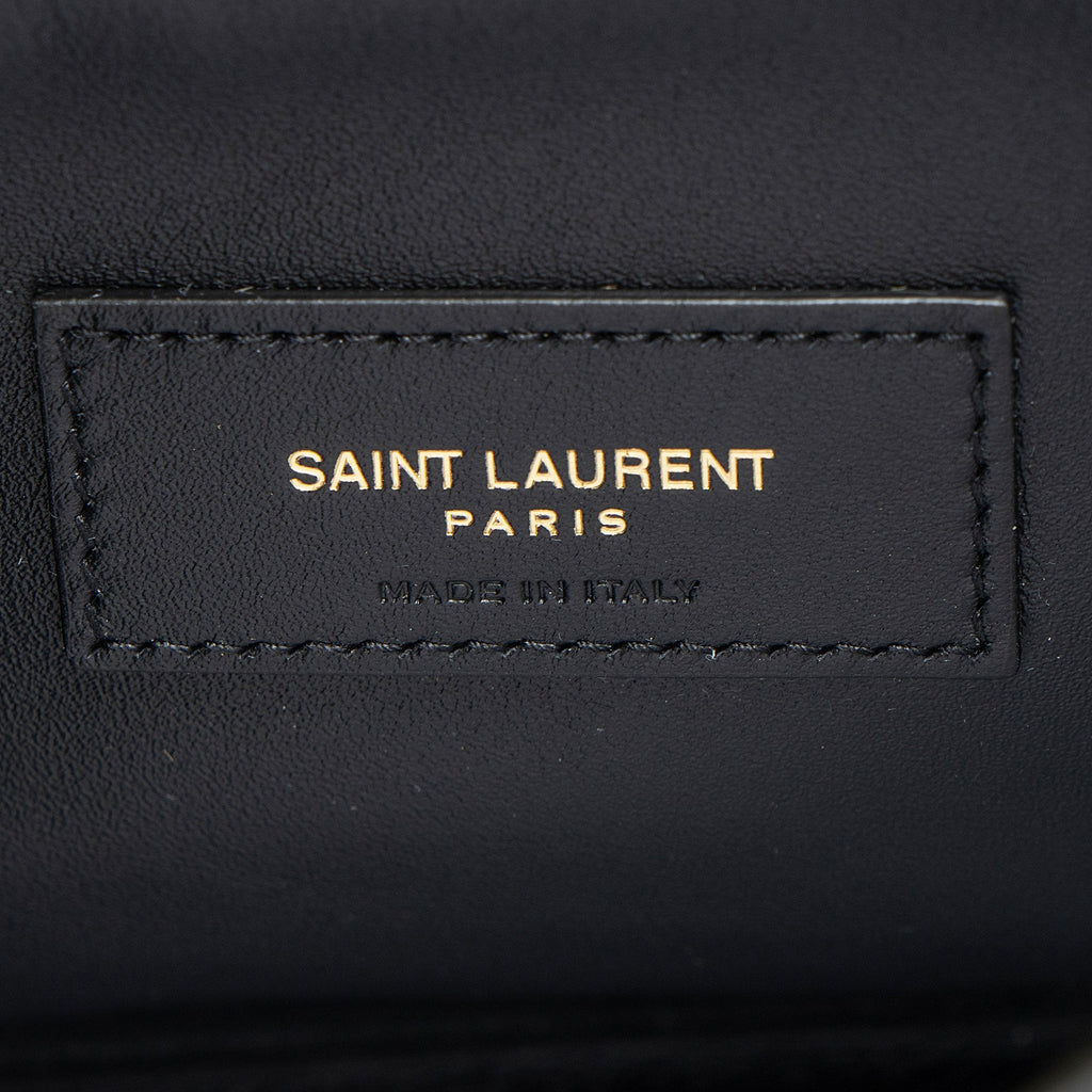 Saint Laurent Calfskin Monogram Le 5 A 7 Small Hobo