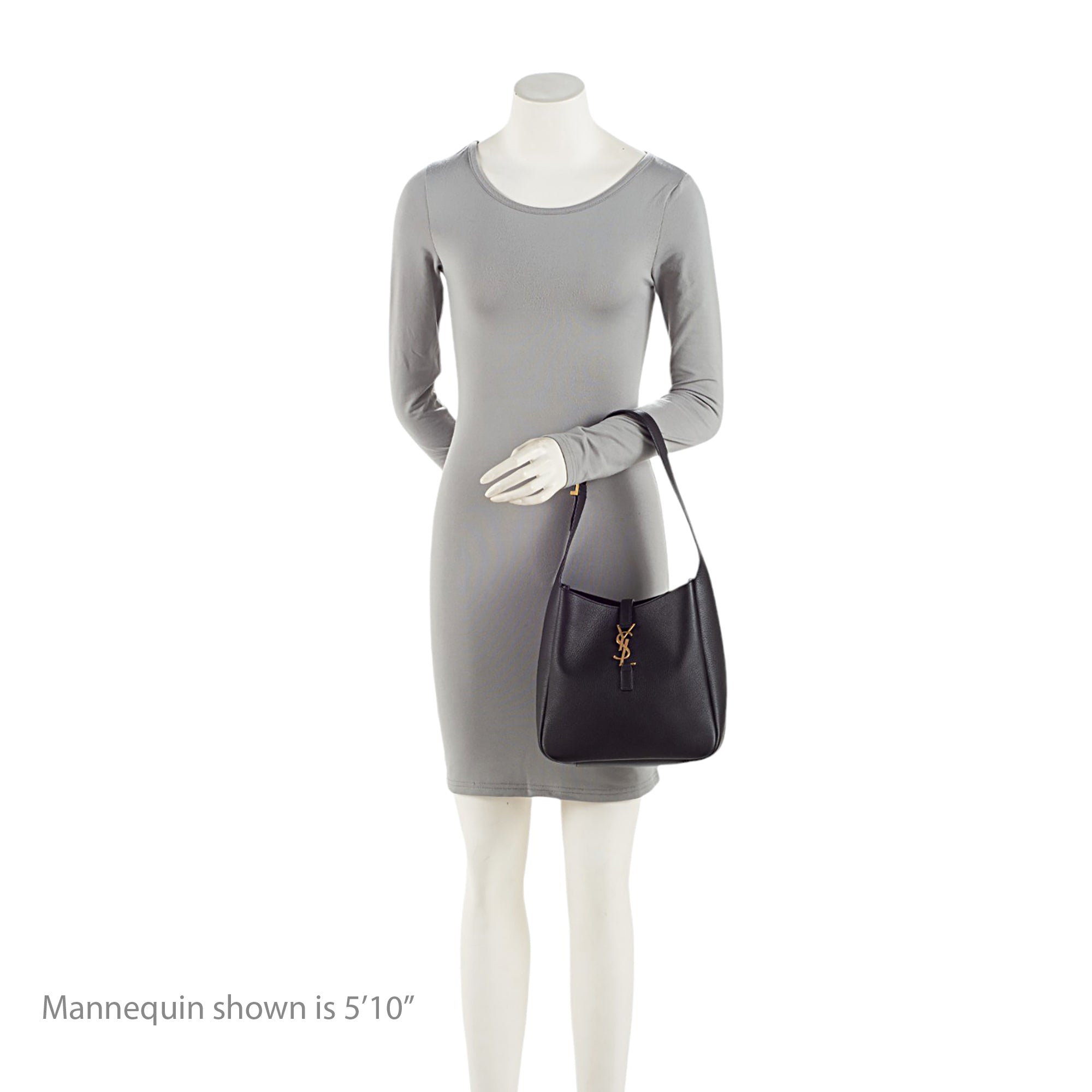 Saint Laurent Calfskin Monogram Le 5 A 7 Small Hobo