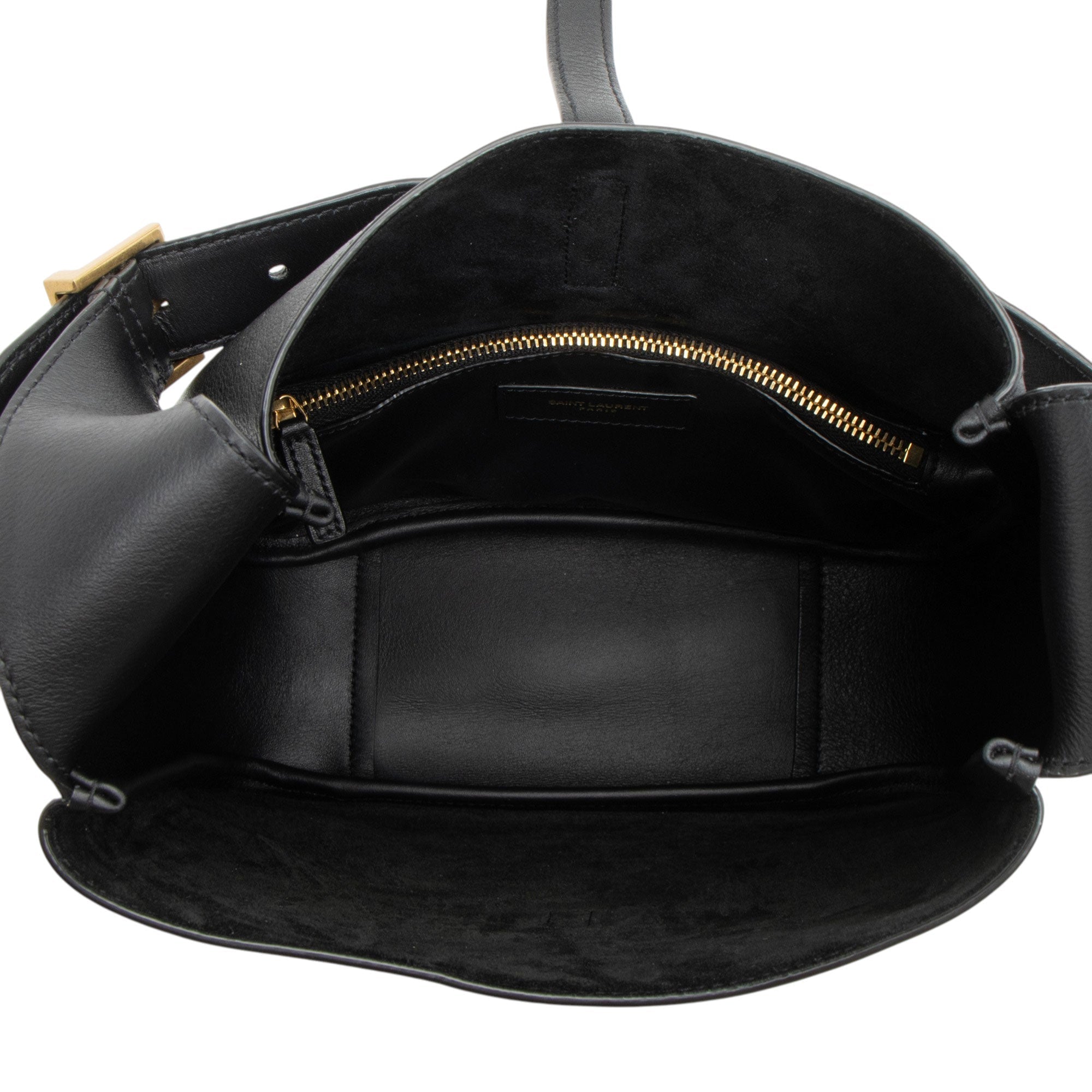 Saint Laurent Calfskin Monogram Le 5 A 7 Small Hobo