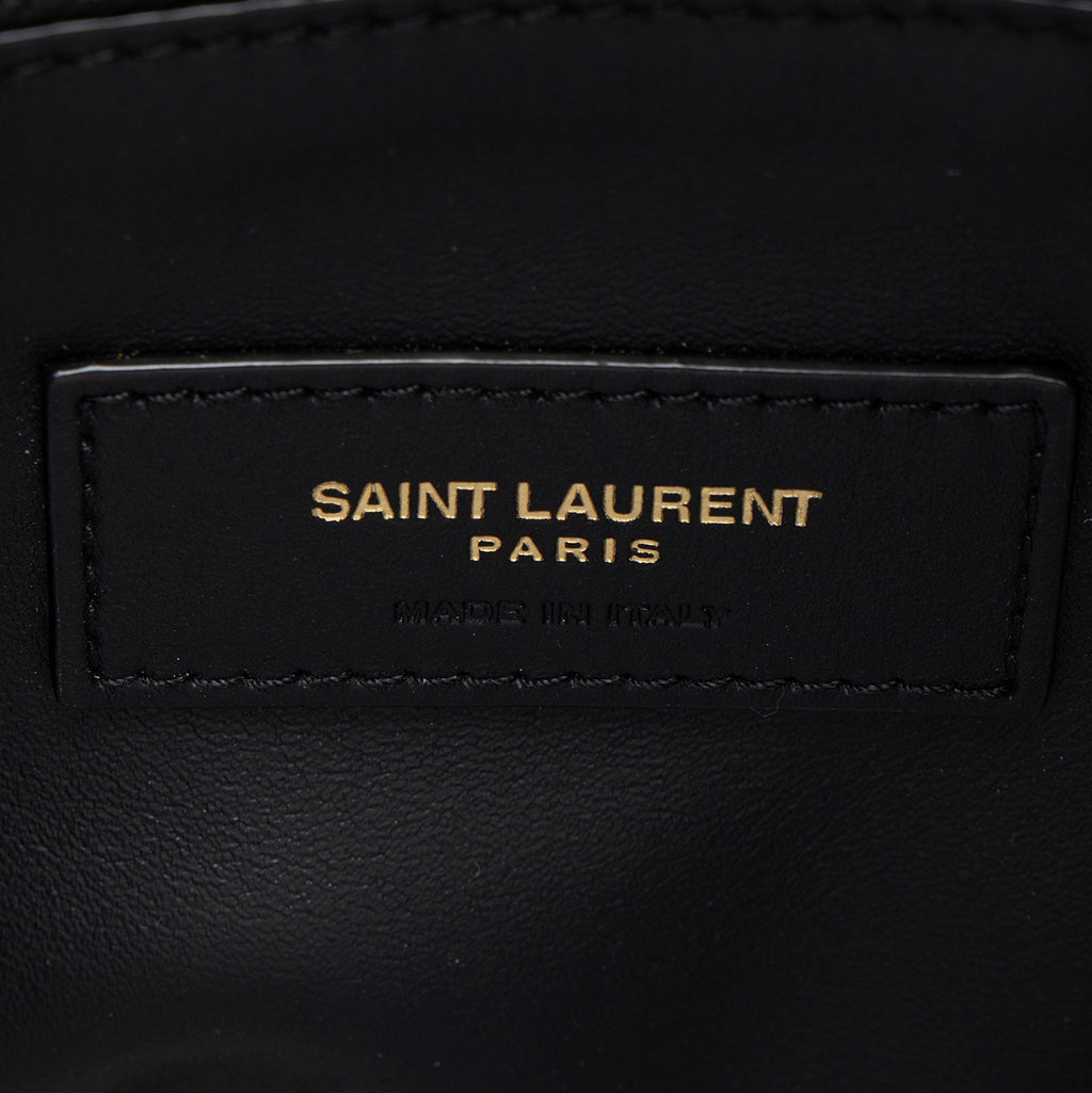 Saint Laurent Calfskin Monogram Le 5 A 7 Small Hobo