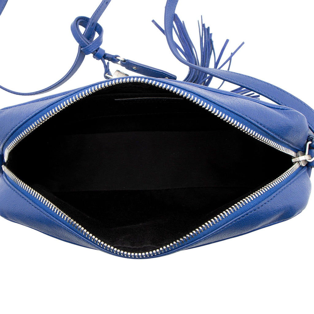 Saint Laurent Calfskin Monogram Lou Camera Bag