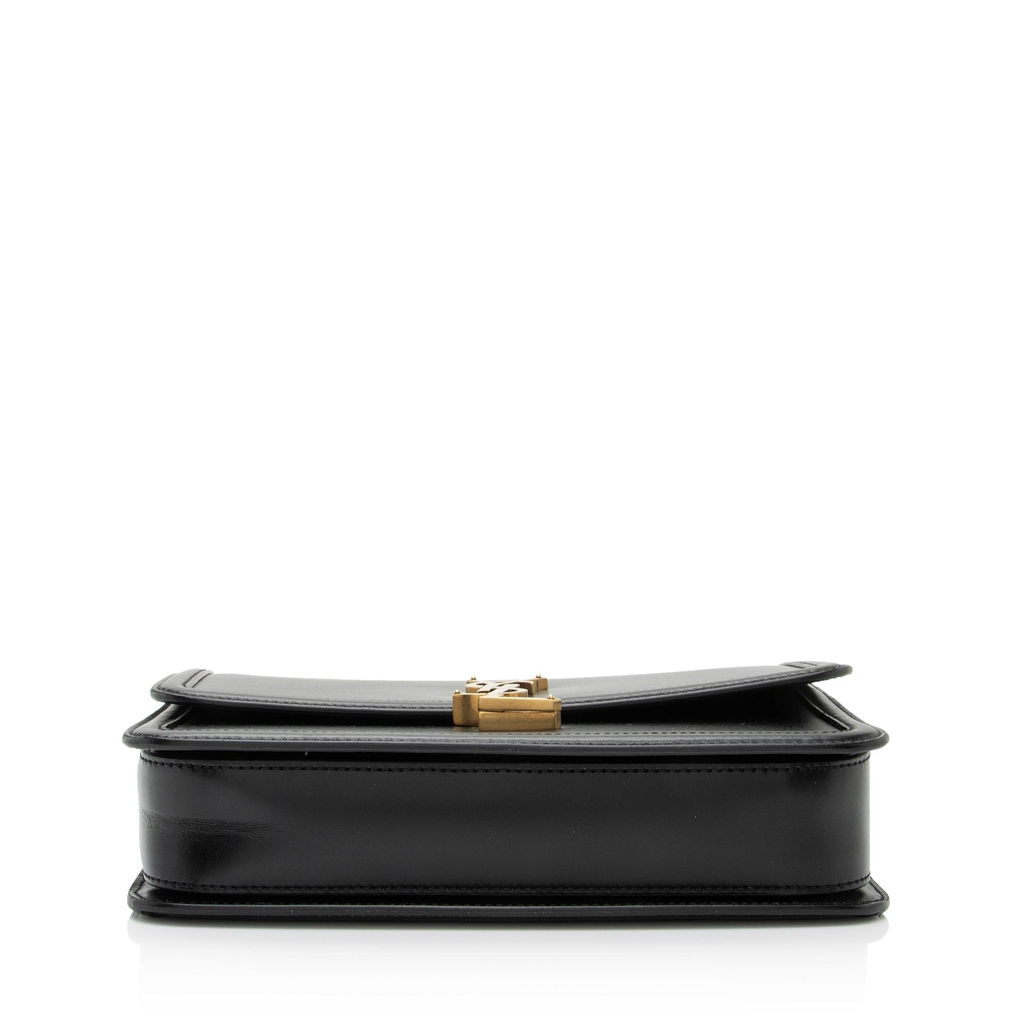 Saint Laurent Calfskin Monogram Solferino Medium Shoulder Bag - FINAL SALE (SHF-uXDDFd)