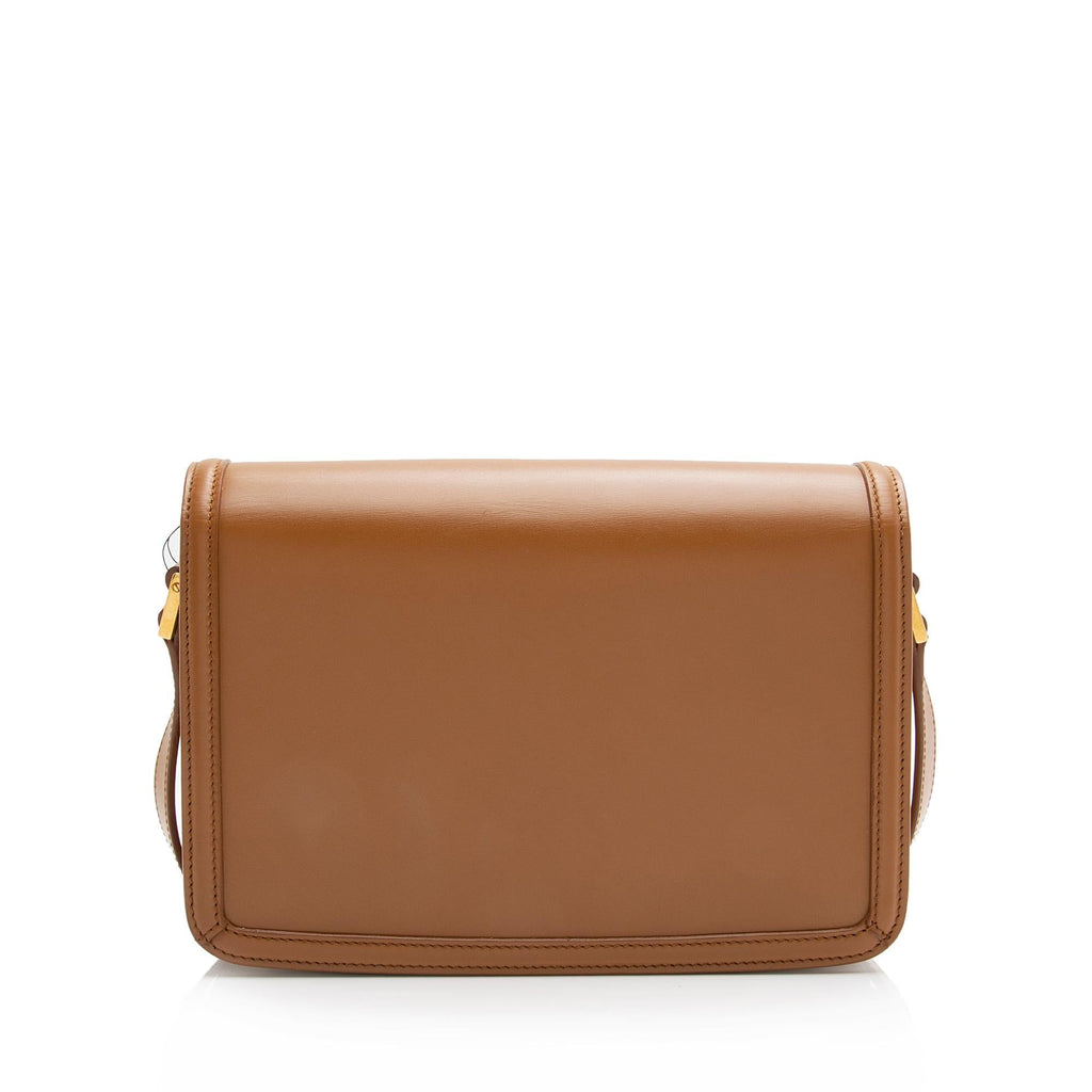 Saint Laurent Calfskin Monogram Solferino Medium Shoulder Bag (SHF-23782)