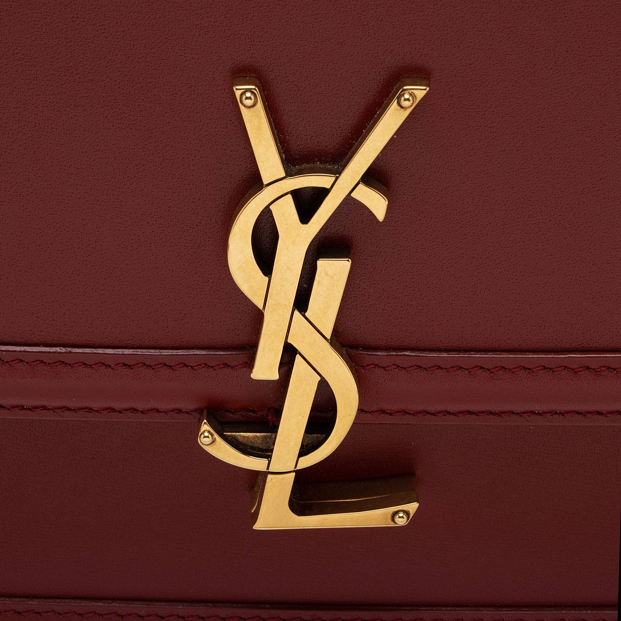 Saint Laurent Calfskin Monogram Solferino Medium Shoulder Bag (SHF-UzxBQh)