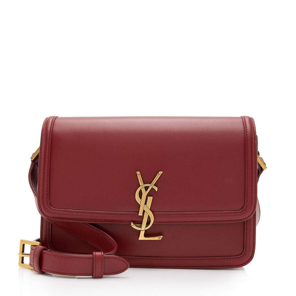 Saint Laurent Calfskin Monogram Solferino Medium Shoulder Bag (SHF-UzxBQh)