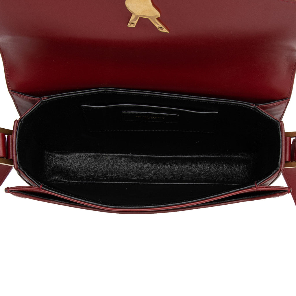 Saint Laurent Calfskin Monogram Solferino Medium Shoulder Bag (SHF-UzxBQh)