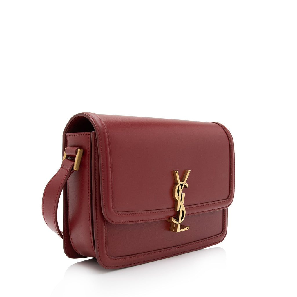 Saint Laurent Calfskin Monogram Solferino Medium Shoulder Bag (SHF-UzxBQh)